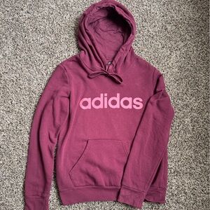 Adidas Burgundy Hoodie